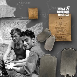 O1150 Originalni nerezove znamky s retizkem DOG TAGS